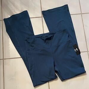 Womens Blue - Green Underarmour Leggings size L